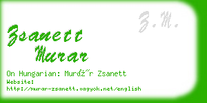 zsanett murar business card